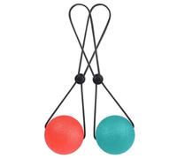 OHPHCALL 2 Pezzi Palla da Allenamento per Presa, Palla per Massaggio Mano in Tpe Corda, Trainer per Esercizi Dita e Riabilitazione, Portatile, per Ufficio e Casa