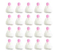 OHPHCALL 20 Pezzi Mini Cappello di Lana Lavorato a Maglia per Decorazioni Natalizie Fatte a Mano, Accessori Creativi per Vestiti, Borse e Custodie Cellulari, Decorazione Creativa di Mini