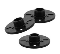 OHPHCALL 3 Pezzi Adattatore per Tromba Tweeter, Convertitore Driver Altoparlante, Plastica Nera, Filettatura Interna ed Esterna, Multihole, Ø100mm, per Sistemi Audio e Voice Box da Palco