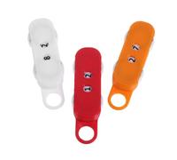 OHPHCALL 3 Pezzi Contatore per Maglia in Plastica Stile Barilotto Funzione di Conteggio avanti e Indietro, Tracciamento delle Righe, per Sciarpe e Principianti