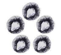 OHPHCALL 5 Pezzi Rete per Chignon Balletto in Mesh Nero, Accessorio Chioma Riutilizzabile e Multifunzionale per Danza e Ginnastica, Copertura Elegante e Delicata per Bambine e Donne