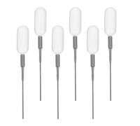 OHPHCALL 6 Pezzi Pipette Contagocce per Trasferimento Liquidi in Plastico e Acciaio Inossidabile, Strumento Versatile e Durevole per Profumi e Resine in Uso Domestico e Creazione Profumi
