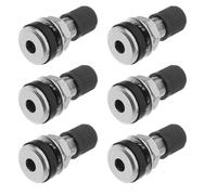 OHPHCALL 6 Pezzi Valvole Pneumatici in Rame Tubeless Metallo Press-fit Resistente per Auto Moto Veicoli Agricoli Sostituzione Rapida e Tenuta Aria Eccellente