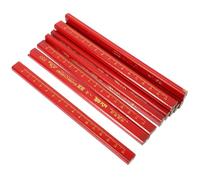 OHPHCALL 72 Pezzi Matite da Carpentiere Rosse Ottagonali in Legno, Resistenti Agli Urti e Comode da Impugnare, per Scrivere su Superfici Ruvide e Irregolari, Confezione