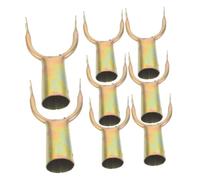 OHPHCALL 8 Pezzi Supporto per Rami a Forcella in Metallo Zincato Oro | Piccolo Formato, Testa Sagomata in Metallo, per Frutteti e Coltivazioni, Adatto a Pesche e Piante da Frutto