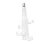 OHPHCALL Accessorio per Tritacarne da 2 Litri, Albero Portacoltelli in Plastica Bianca Montaggio senza Sforzo e Base Antiscivolo, per Uso Domestico in Cucina