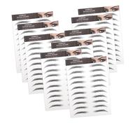 OHPHCALL Adesivi Per Sopracciglia Finte 3d Impermeabili Set Da 10 Paia Per Donne Sopracciglia Realistiche Temporanee Facili Da Applicare Per Look Naturale e Veloce