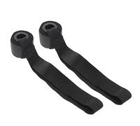 OHPHCALL Ancoraggio Porta per Allenamento Fitness 2 Pezzi in PVC Nero Resistenza Elevata e Stabilità Aggiunta per Esercizi a Casa