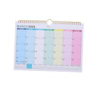 OHPHCALL Calendario Muro Mesi Pianificatore Minimalista Per Casa e Ufficio Include Festività Internazionali e Copertura Completa Dei Mesi Design Salvaspazio Con Rilegatura Robusta Per