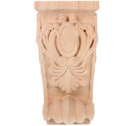 OHPHCALL Capitello Robusto e Facile da Usare, Decorazione Unica in Legno Scolpito Stile Europeo Rustico da Pilastro per Pareti e Mobili