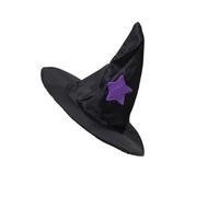 OHPHCALL Cappello da Strega Nero per Gatto, Accessorio Costume Halloween Classico e Semplice, per Feste e Party di Animali Domestici