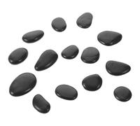 OHPHCALL Ciottoli di Fiume Neri per Cucinare, Pietre Multiuso in Pebble per Esterni e, Set Singolo per Caminetti e Riunioni in Giardino