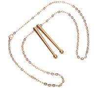OHPHCALL Collana in Acciaio al Titanio Ciondolo a Bacchetta di Tamburo, Collana da Uomo e Donna 50 Cm, Accessorio Decorativo per Costumi e Gioielli da Festa