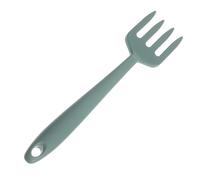 OHPHCALL Forchetta da Insalata e Spaghetti in Silicone Ergonomica, Utensile da Cucina Resistente al Calore Verde Scuro, per Casa e Ristoranti, Dimensioni Grandi