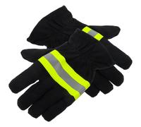 OHPHCALL Guanti Antincendio per Vigili del Fuoco in Cotone Ignifugo Resistenti e Durevoli, 1 Paio di Guanti da Lavoro per Protezione Durante Interventi di Emergenza e Spegnimento