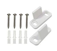 OHPHCALL Guide per Pavimento per Porta Scorrevole da Fienile in Acciaio al Carbonio, Set 2 Pezzi Fermaporta per Guida Inferiore Stabile, Montaggio a Pavimento per Movimento Fluido