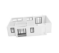 OHPHCALL Kit di Modellini in Scala 1:25 per Interni Materiali in Pvc e Acrilico, Modello di Appartamento per Progettazione Domestica e Processo Creativo