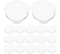 OHPHCALL Lenti 20 Pezzi in Plastica PC Vr Biconvesse Design Ergonomico, Diametro 25mm per Occhiali Realtà Aumentata per Smartphone e Console da Gioco in Uso Commerciale o Fai-da-te