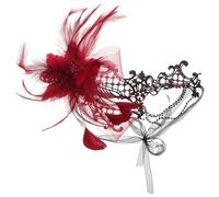 OHPHCALL Maschera per Occhi in Pizzo Strass Elegante e Misteriosa per Donne Feste in Maschera Carnevale e Ballo di Fine Anno