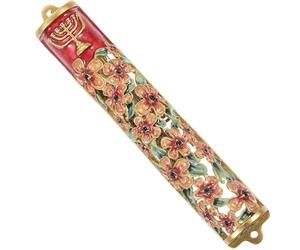 OHPHCALL Mezuzah in Lega Robusta per Porta D'ingresso con Pergamena Benedetta Decorazione Elegante e Chic per Arredamento Casa Resistente e Non Facile da Deformare