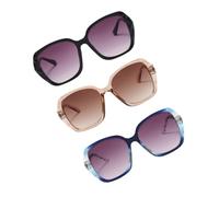OHPHCALL Occhiali da Sole da Uomo Ciclismo e Donna Unisex 3 Pezzi Protezione UV e Montatura in Resina, per Vacanze Estive e Attività All'aperto come Ciclismo