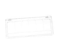 OHPHCALL Palette Per Trucco Trasparente Con Sei Scomparti Organizer Cosmetico Per Ombretti Blush e Correttori Palette Vuota Per Viaggi Accessorio Versatile Per Ogni Occasione