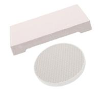 OHPHCALL Pannello di Saldatura in Gesso Bianco e Superficie 2 Struttura a d'Ape, Resistente per in Argento e Metallo per Lavorazioni di Precisione