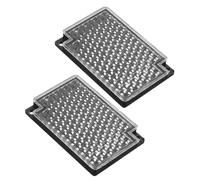 OHPHCALL Pannello Riflettente Quadrato 2 Pezzi in Abs e Acrilico Tecnologia a Riflessione a Specchio Resistente alle Intemperie e Compatibile Sensori Fotoelettrici per Uso Industriale