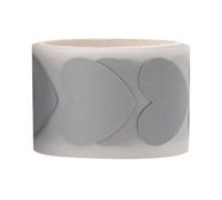 OHPHCALL Pellicola Riflettente Termoadesiva Lavabile Adesione a Forma di Cuore in Plastica Argento per Abbigliamento per Decorazione e DIY su Cappelli e Magliette