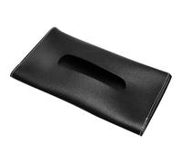 OHPHCALL Porta Fazzoletti Custodia Creativa alla Moda per Parasole Auto in Pu Nero, Design e Sicuro per Rv e Auto