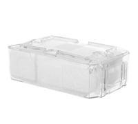 OHPHCALL Portaorologio da Viaggio Uomo Trasparente in Pet Custodia Singola con Interno Rinforzato Organizer Protettivo per Orologi Scatola Display Resistente per Conservazione Sicura