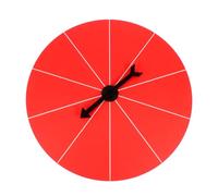 OHPHCALL Ruota da Gioco Arancia 40cm in Plastico per Estrazioni | Design a Parete, Dettagli Delicati, per Annual Meetings e Fundraiser, 1 Pezzo