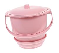 OHPHCALL Secchio Per Orinatoio in Plastica Spessa Con Coperchio Vasino Portatile Per Campeggio Sputacchiera Portatile Costruzione Robusta Facile Da Usare