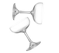 OHPHCALL Set 2 Calici da Cocktail in Vetro 140ml, Bicchieri da Martini Vintage Decorativi, Coppe per Feste e Eventi, Calici da Bar Eleganti per Matrimonio e Ricevimenti