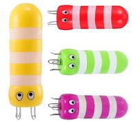 OHPHCALL Set 4 Pezzi Mini Strumento per Tessere a Forma di Ape in Plastica, Kit per Lavorare a Maglia Tubolare, Rocchetto per Maglieria Fai da Te per Sciarpe e Accessori Moda