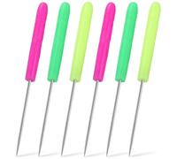 OHPHCALL Set 50 Pezzi Punteruoli per Cucito in Plastica e Metallo per Lavori di Pelle e Riparazioni, Strumenti per Cucire Fare Scarpe, per Artigianato e Patchwork Colore Colore Casuale