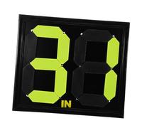 OHPHCALL Set da Arbitro di Calcio Tabellone Numerico Fluorescente per Sostituzioni Manuali, Accessorio Portatile e Robusto per Arbitri, Attrezzatura Sportiva per Calcio, Basket e Pallavolo