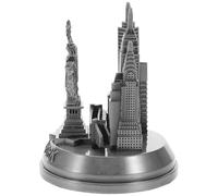 OHPHCALL Soprammobile Modellino di Monumenti di New York in Metallo Argento