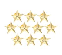 OHPHCALL Spille a Forma di Stella a Cinque Punte in Lega, Set da 10 Pezzi, Distintivi da Bavero Resistenti per Decorazioni Costumi e Accessori Moda