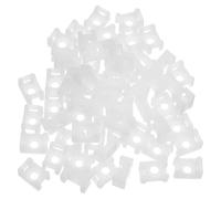 OHPHCALL Supporto Base a Sella per Fascette Fermacavi con Foro Vite, Confezione da 1000 Pezzi, Compatibile con Vari Diametri Cavo, per Organizzazione Cavi in Casa, Ufficio e Industria