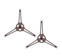 OHPHCALL Supporto per Vassoio Girevole Microonde 2 Pezzi Base a Rulli Rotanti, Ricambio per Forno a Microonde Struttura a Tre Gambe, Alta Capacità Portante e Rotazione Colore Casuale