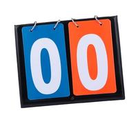 OHPHCALL Tabellone Segnapunti Manuale Basket a 2 Cifre, Flipper Punteggio Portatile in PVC, Compatto per Sport Indoor e Outdoor, visibilità Chiara per Pallavolo, Badminton e Giochi