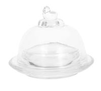 OHPHCALL Vassoio per Inchiostro Cinese in Vetro Coperchio a Cupola, Compatto e Portatile, la Pratica della Calligrafia e L'arte Tradizionale