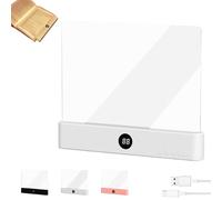 Ohphnt Smart LED Book Light,Rechargeable Flat Reading Lamp With Adjustable Brightness, Lamp 3-Modes Long-Lasting Night Reading For Bedroom Office Dormitory College Library Work Camping Travel-C