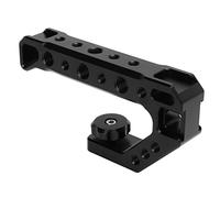 OHPXNZXN Impugnatura superiore per fotocamera reflex, impugnatura per fotocamera mirrorless con supporto adattatore per slitta fredda, stabilizzatore manuale in lega di alluminio per