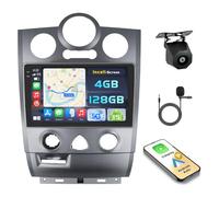 Ohradio 4+128G Android 15 Autoradio per Renault Megane 2 2002-2008 con 9 Pollic Incell Schermo Tattile Supporto Wireless Carplay Android Auto,BT/GPS/WiFi/SWC+Retrocamer MIC