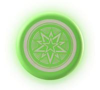 OHREN 1 pezzo Disco da Lancio, Prevenzione degli infortuni grazie alla plastica morbida, Per adulti e bambini, da Ultimate, Funsport (Luminoso)