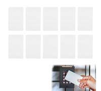 OHREN 10 pezzi NFC Cards NTAG215,504 Byte programmabile,13.56MHz UID riscrivibile,IC Smart Card,etichetta vuota leggibile,controllo RFID Tag Token,chiave per clonare e gestire accessi (Bianco)