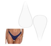OHREN 2 Pezzi Camel Toe Shelter, riutilizzabile, invisibile, senza cuciture, protezione in silicone autoadesivo per donne, leggings, costumi da bagno, copertura impermeabile, pantaloni da yoga, bikini