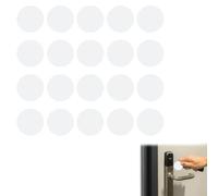OHREN 20 pezzi NFC Tags,schede riscrivibili,compatibili con TagMo,Moneta Card NTAG215,programmabili,540 Byte Memoria,(25 mm) (Bianco)